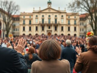 homenaje en manlleu tras la muerte de cinco menores en un incendio 1771384885