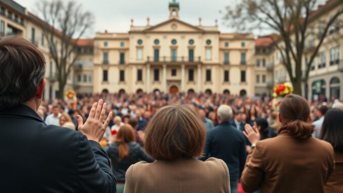 homenaje en manlleu tras la muerte de cinco menores en un incendio 1771384885