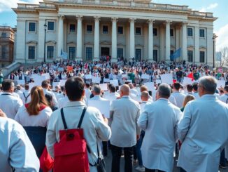 marcha nacional de medicos contra la reforma del estatuto marco y llamada a huelga 1771040730