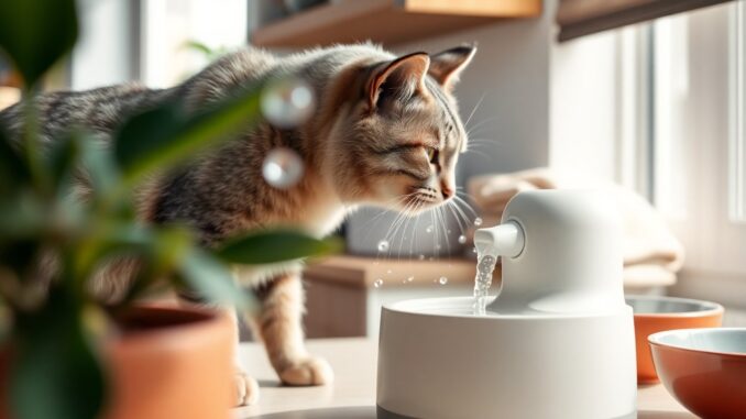 como una fuente para gatos puede mejorar la hidratacion felina 1773943903