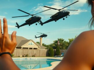 helicopteros apache y una revision administrativa tras maniobras junto a la residencia de kid rock 1774935226