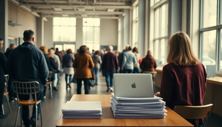 Atasco en las oficinas por el certificado de vulnerabilidad