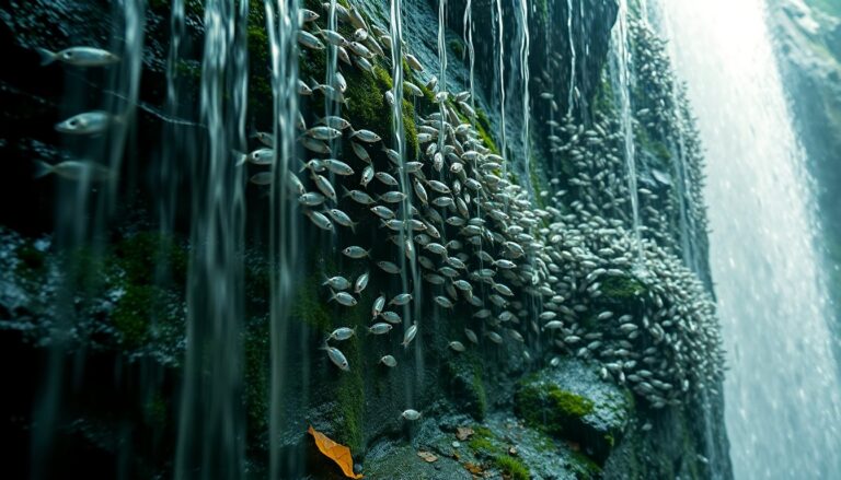 Cómo Parakneria thysi trepa cascadas en el río Luvilombo: un fenómeno documentado
