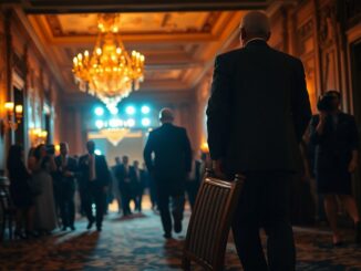 Evacuación de Trump en la cena de corresponsales tras disparos en el Hilton