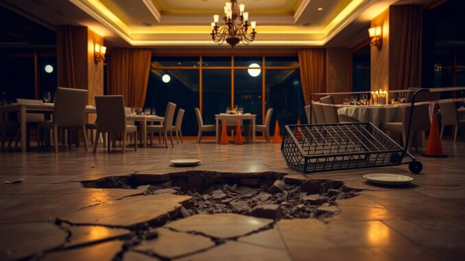 Hundimiento en Santa Ponça afecta al hotel Zafiro Rey Don Jaime y deja heridos leves