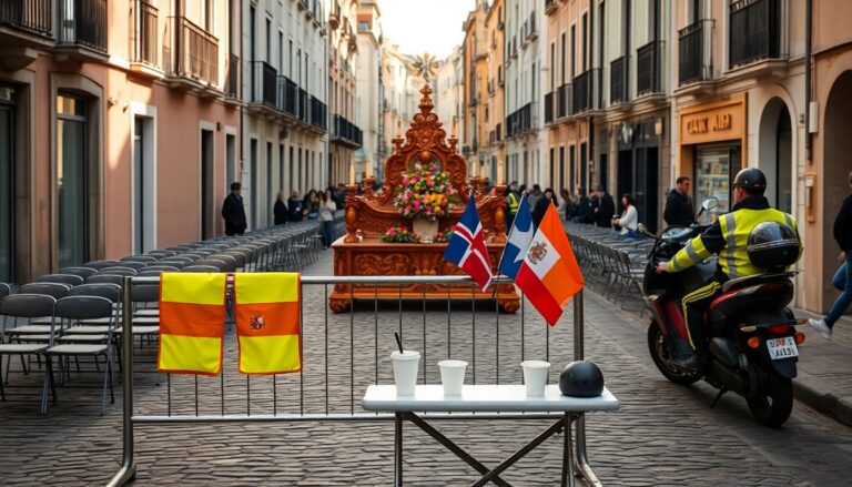 Policías extranjeros y locales coordinan vigilancia en la Semana Santa de Ferrol