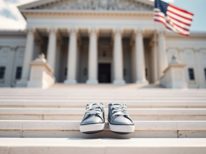 presencia de trump en el tribunal supremo por la orden sobre la ciudadania por nacimiento 1775021603