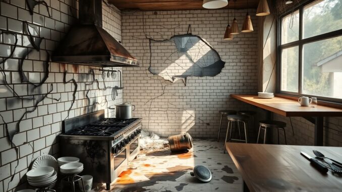 Tres heridos tras una explosión en un restaurante de Tetuán en la calle Magdalena Díez