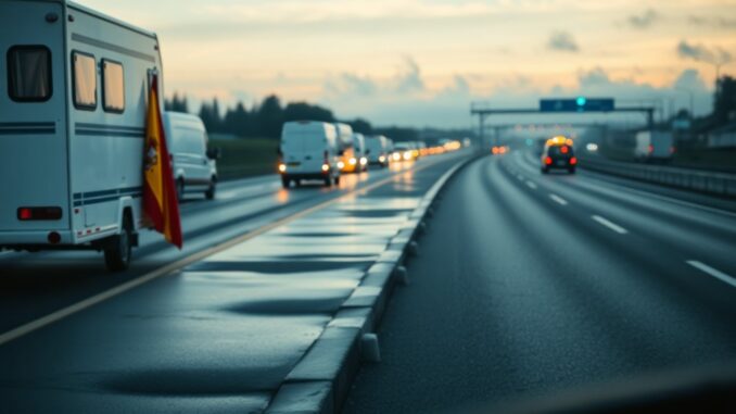 Vídeo viral de furgonetas en la A-66 impulsa investigación del GIAT