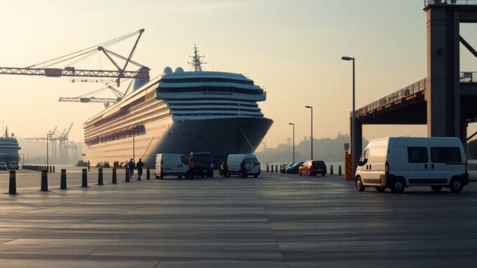 Ambition escala en A Coruña con pasajeros afectados por gastroenteritis