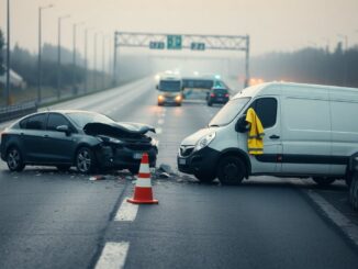Choque en la M-40 deja tres personas graves tras un vehículo circular en sentido contrario