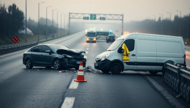 Choque en la M-40 deja tres personas graves tras un vehículo circular en sentido contrario